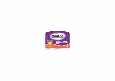 Miralax Orange 7 Dose Front Label (Miralax Orange 7 Dose Front Label)